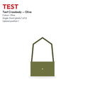 TEST Crossbody Olive front